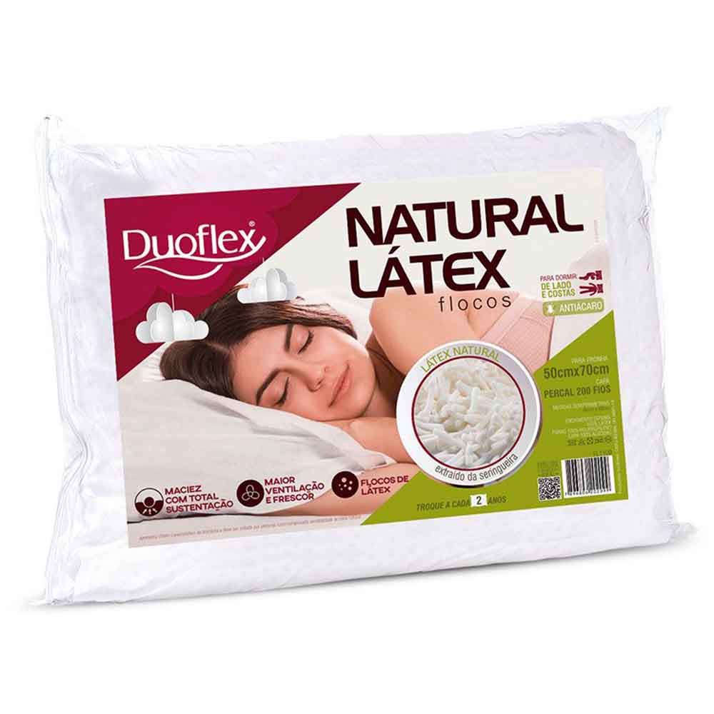 Natural Látex Flocos Duoflex